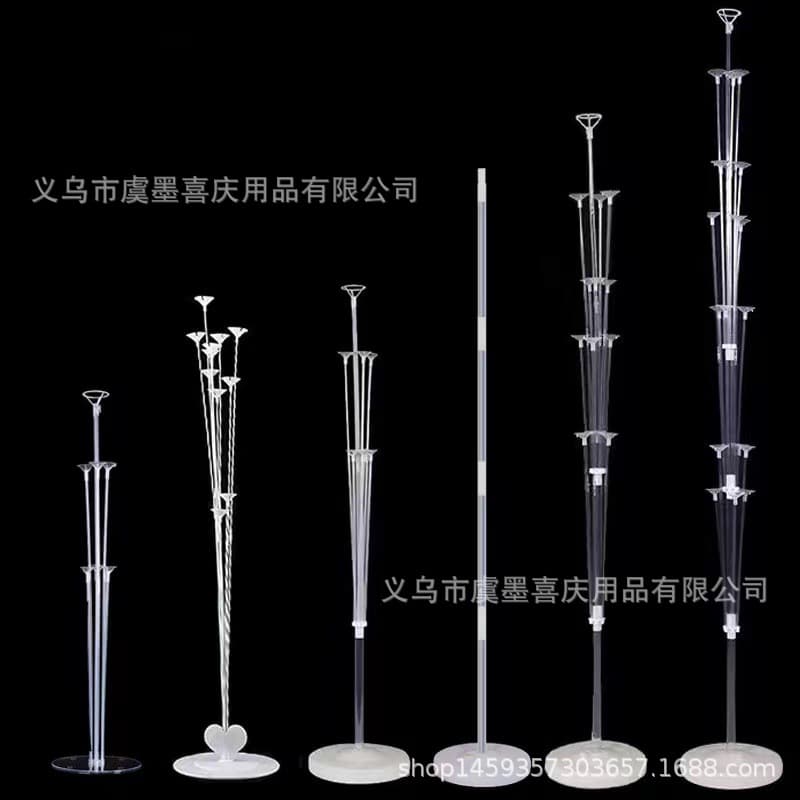 Wholesale party balloon decorations, starry sky illuminated table floats, pillars, heart-shaped ground balloons, trees, aisle markers, aerial rings