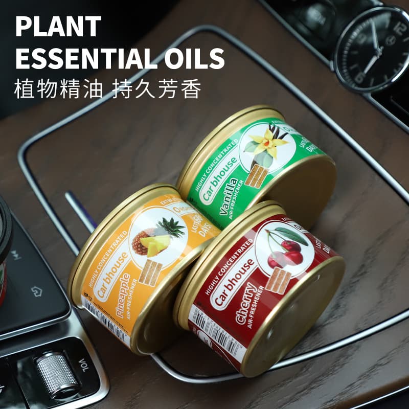 Car Aromatherapy, Wooden Blocks, Canned Coffee, Car Fragrance, New Car Deodorizing Fiber, Air Freshener, Export Bestseller