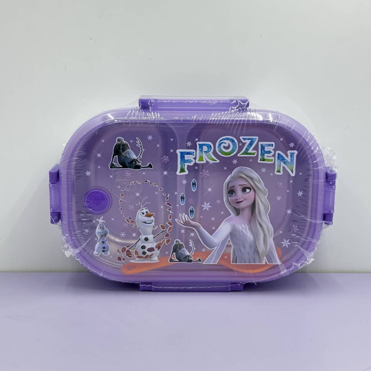 New 3018A Stainless Steel 304 Lunch Box Cartoon Three-Grid Double-Compartment Lunch Box with Lid Sealed Bento Box with Spoon