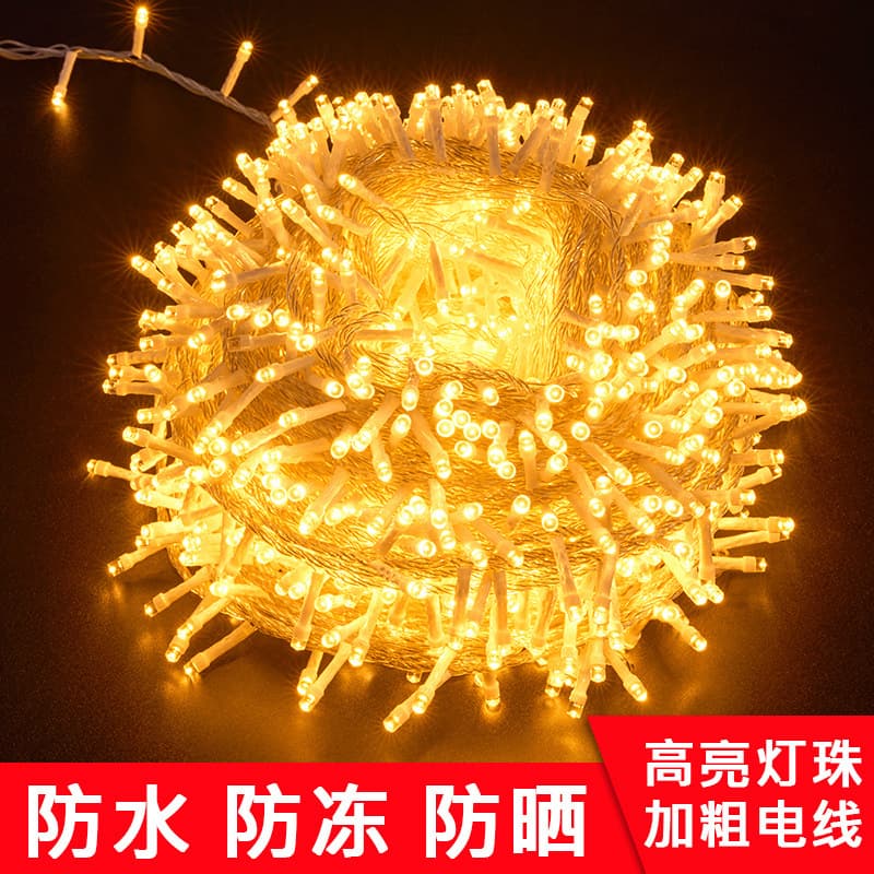 Colorful Twinkle String Lights, Starry Sky Multicolor Light String, Atmosphere Lights for Tree Decoration, Outdoor Engineering, Camping, Neon Light String