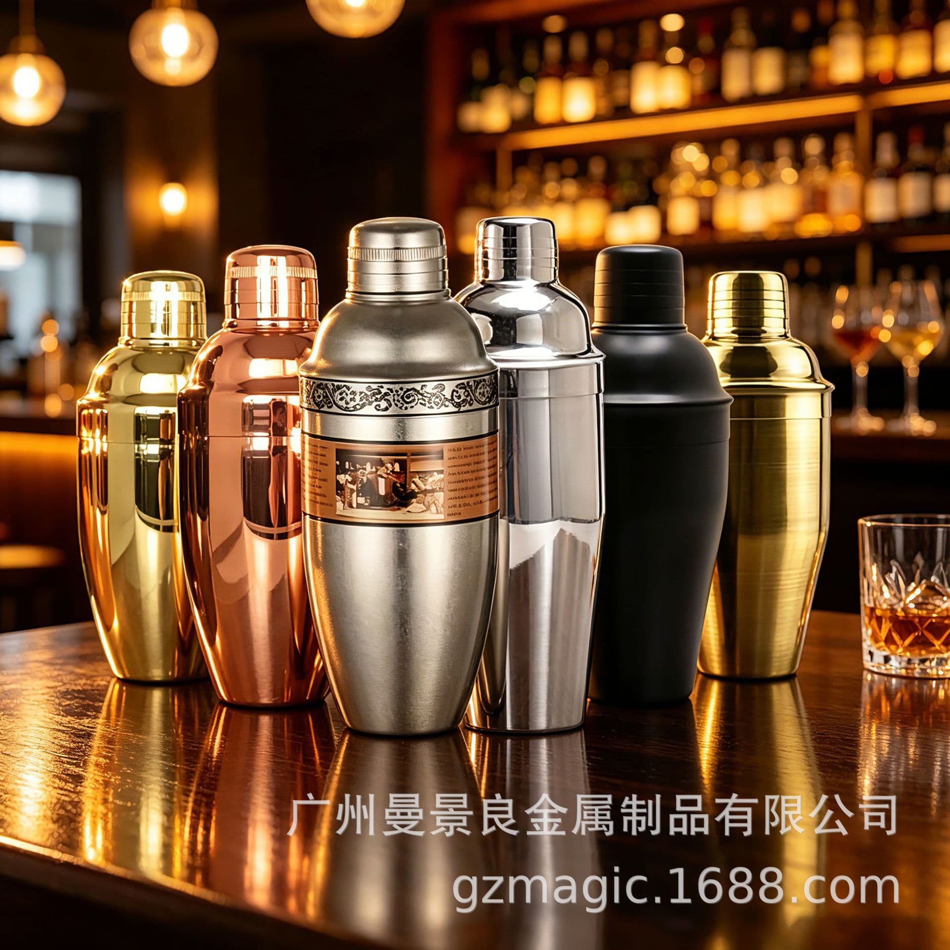 304 Stainless Steel Three-Piece Cocktail Shaker Professional Bartender Shaker Traditional Bar Shaker