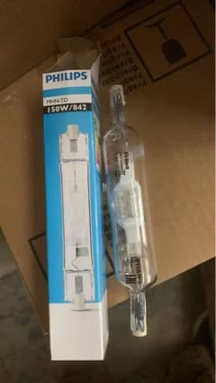 Philips MHN-TD 150W/842 RX7s Full Spectrum Double-Ended Quartz Metal Halide Lamp 4200K Double-Ended