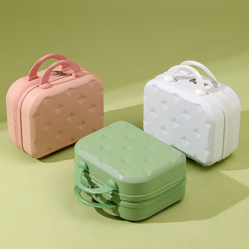 Factory Wholesale 14-Inch Suitcase Luggage Women's Small Lightweight Mini Cute Cosmetic Box Travel Storage Case