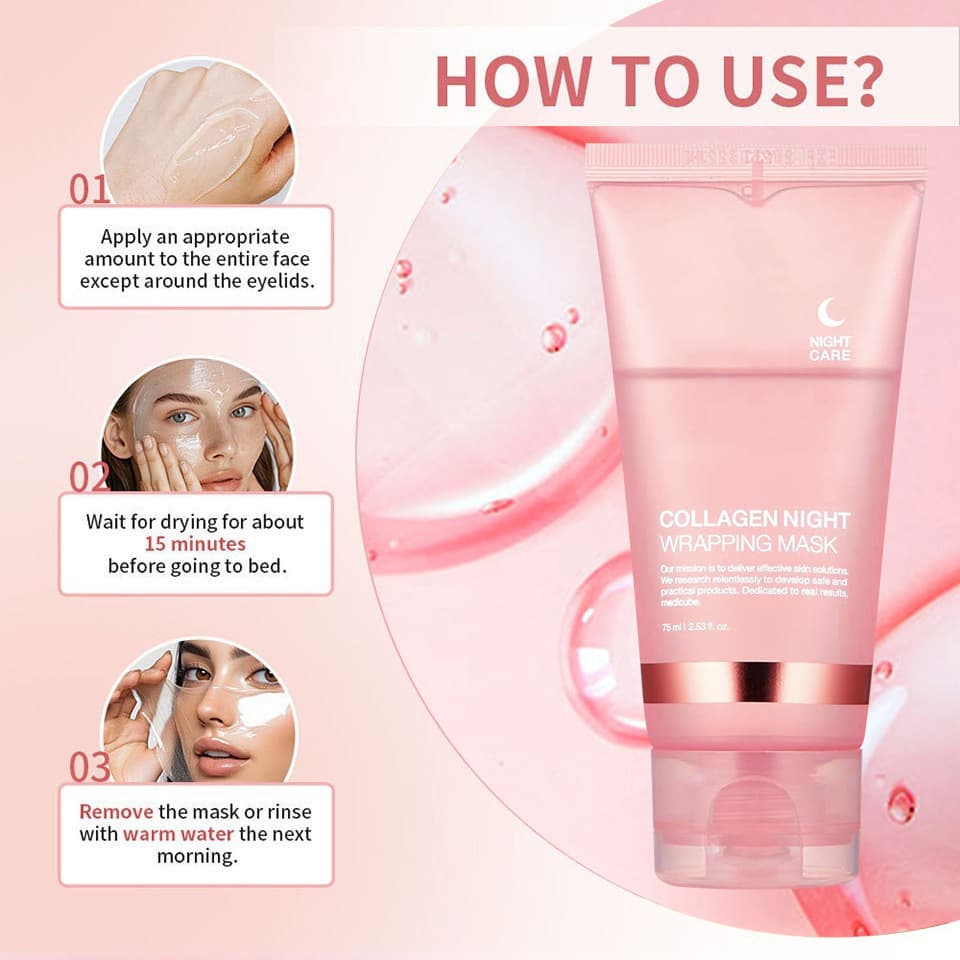 Cross-Border Collagen Peel-Off Mask Collagen Night Wrapping Mask Night Wrap