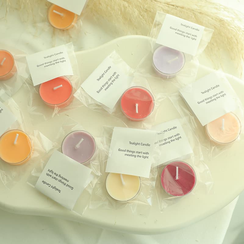 4-hour round tea wax bean wax birthday proposal romantic atmosphere colorful small candle hotel boiled tea wax