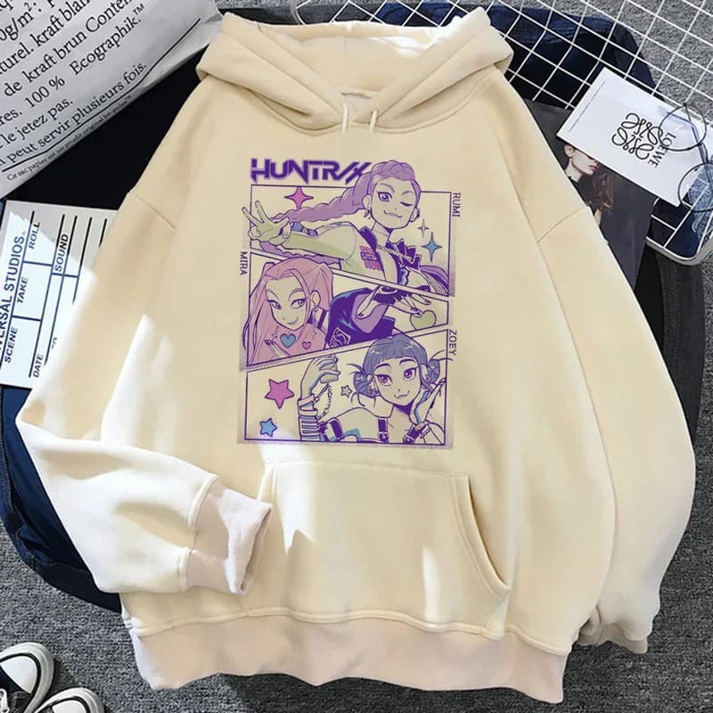 【Cross-border EU Size】KPop Demon Hunter Long Sleeve Tops Girls Fashion