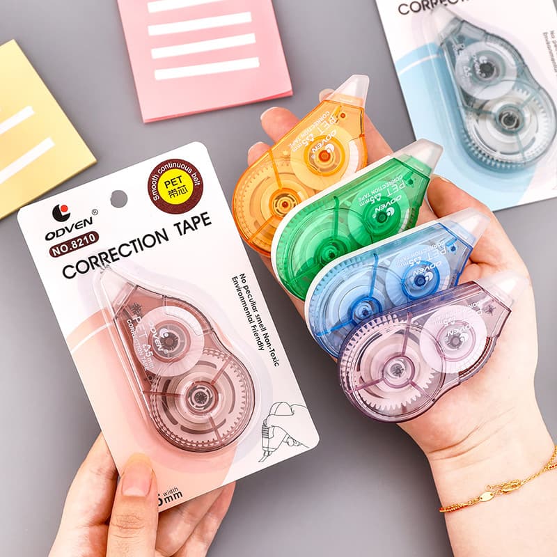 Morandi Quiet Correction Tape Office School Stationery Eraser Tape for Students Large Capacity Correction Tape