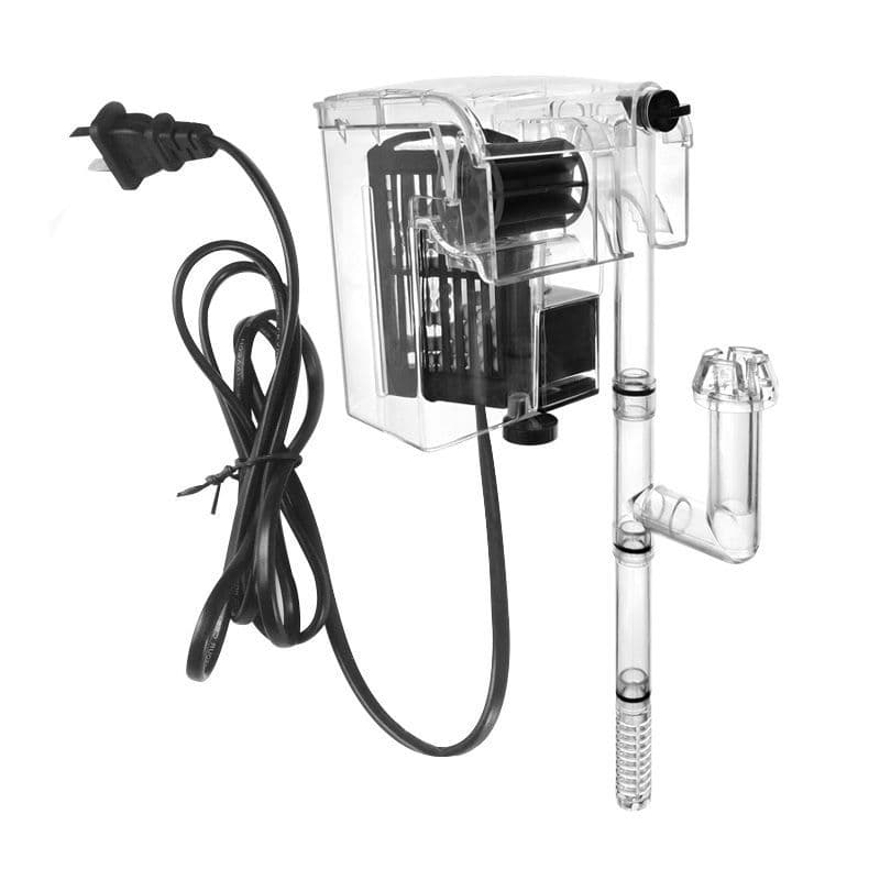 Small Waterfall Wall-Mounted 3-in-1 Aquarium Filter, External/Internal Water Pump for Small Fish Tanks