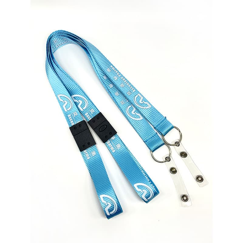 Lanyard Printed Badge Card Holder Strap Heat Transfer Lanyard Silk Screen Printed Lanyard Offset Printed ID Card Lanyard
