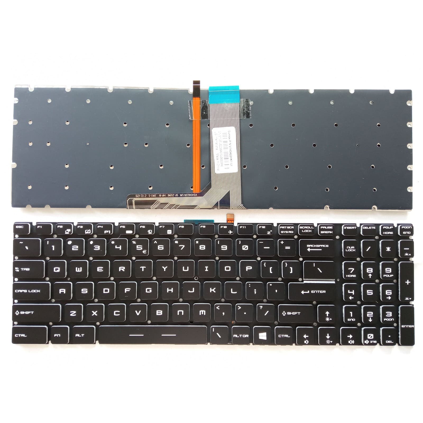 Compatible with MSI GT62 GE62 GS60 GL60 GP62 GT72 GE72 GS63 GL62 Keyboard