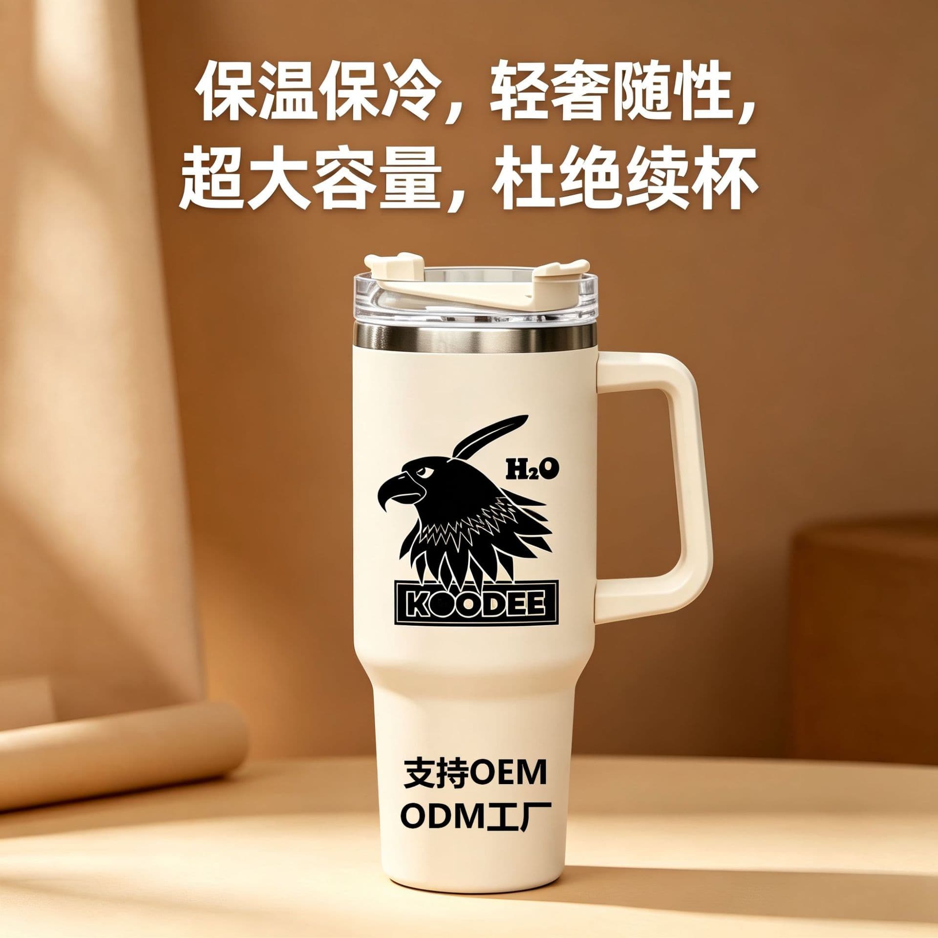 304 Stainless Steel Insulated Water Cup 30oz Tumbler Car Cup Outdoor Water Bottle Beer Mug Coffee Cup Factory Direct Supply
