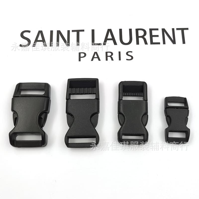 Plastic small buckle lanyard, industrial brand rope buckle, school bag, shoelace buckle, safety buckle, luggage with work pockets, double buckle