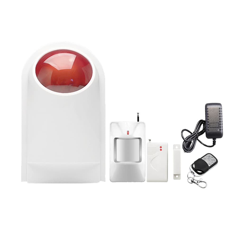 Supply Infrared Remote Control Anti-Theft Alarm, Human Body Induction Sound and Light Alarm, Home Security Alarm