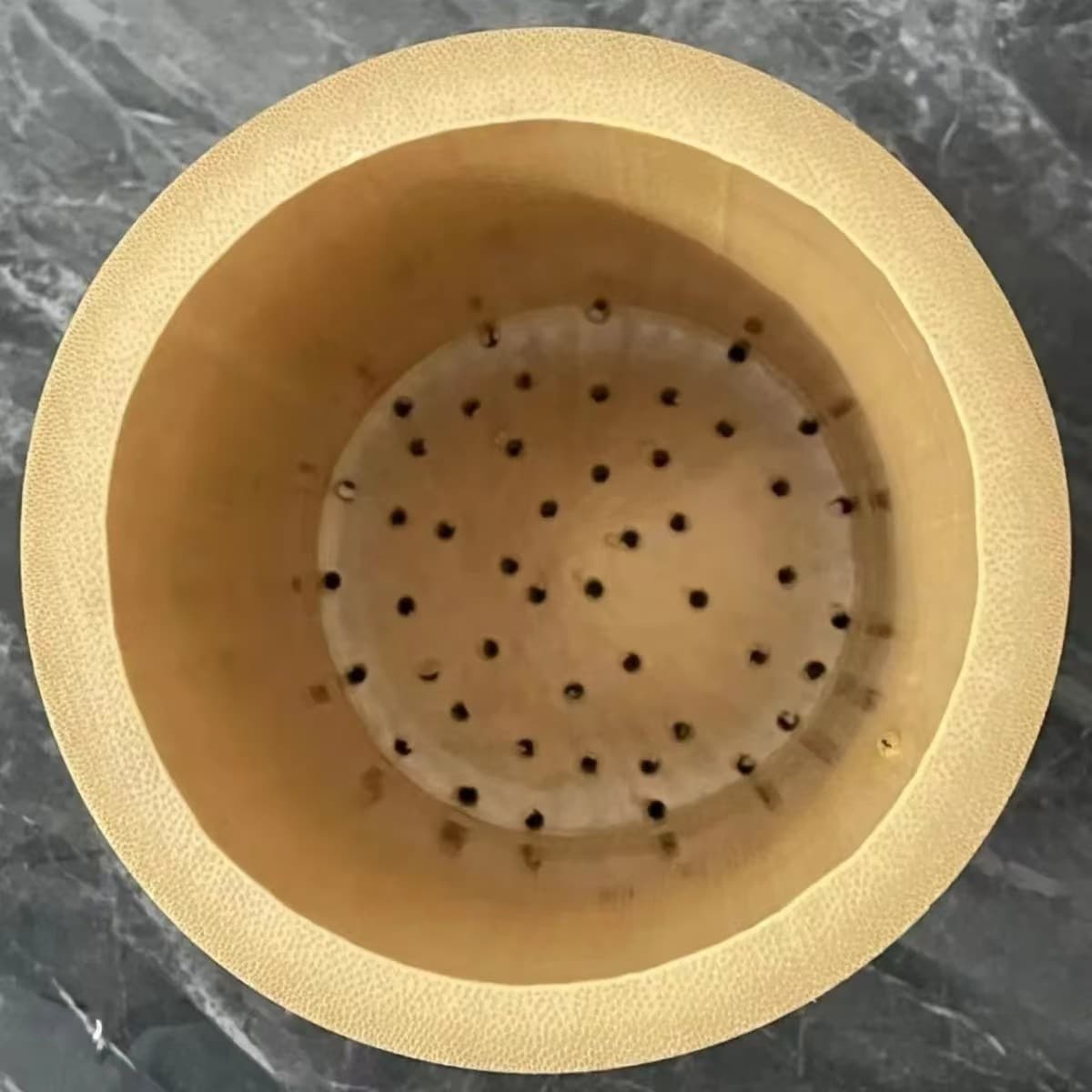 Bamboo Steamed Rice Tub Handcrafted One-Piece with Lid Natural Bamboo Steamer Traditional Steaming Tub Bamboo Rice