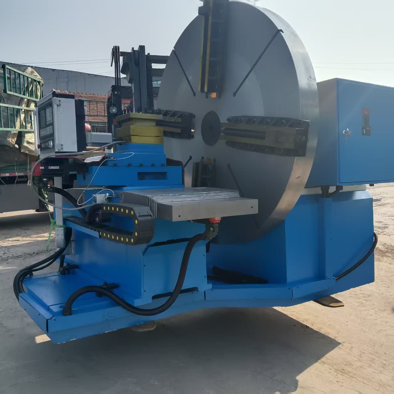 Dongao Machine Tools Precision Machinery Supplies Flange Lathe Ck6020 Cnc Large Head Lathe