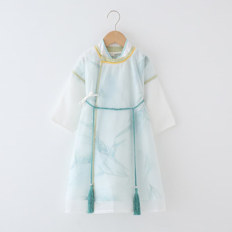 Cool Beilong Children's Hanfu Boys Ancient Style Chinese Style Young Master Clothes Tang Suit Girls Dress Princess Clothes New Year's Day Watch