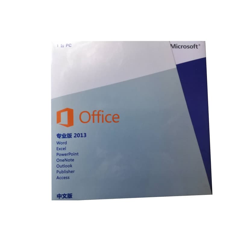 Microsoft Office 2013 Professional PC Edition FPP Retail Box