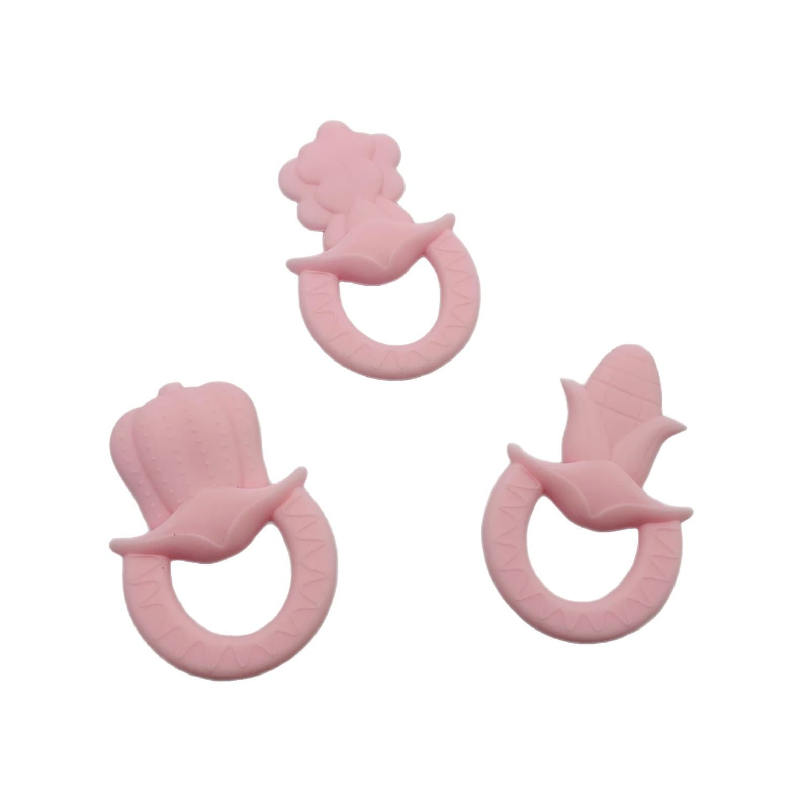 Cross-border baby silicone teether food-grade teething stick silicone bite-proof anti-eating hand comfort toy