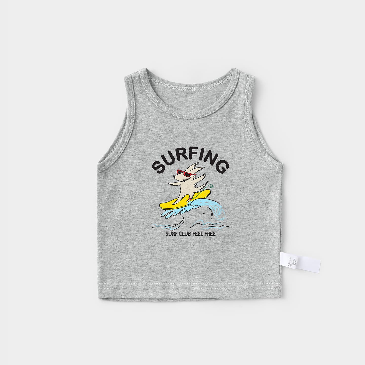 Children's Summer Vest, Baby Sleeveless T-Shirt, Cotton Boys and Girls Top for Summer Wear