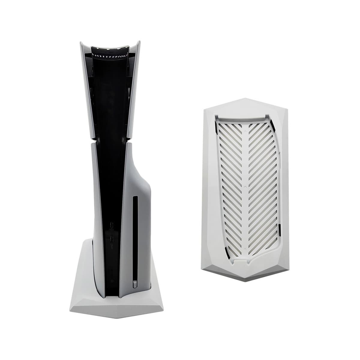 PS5 Slim Disc Edition Cooling Stand Base, PS5 Console Vertical Stand, PS5 Gaming Cooling Accessory