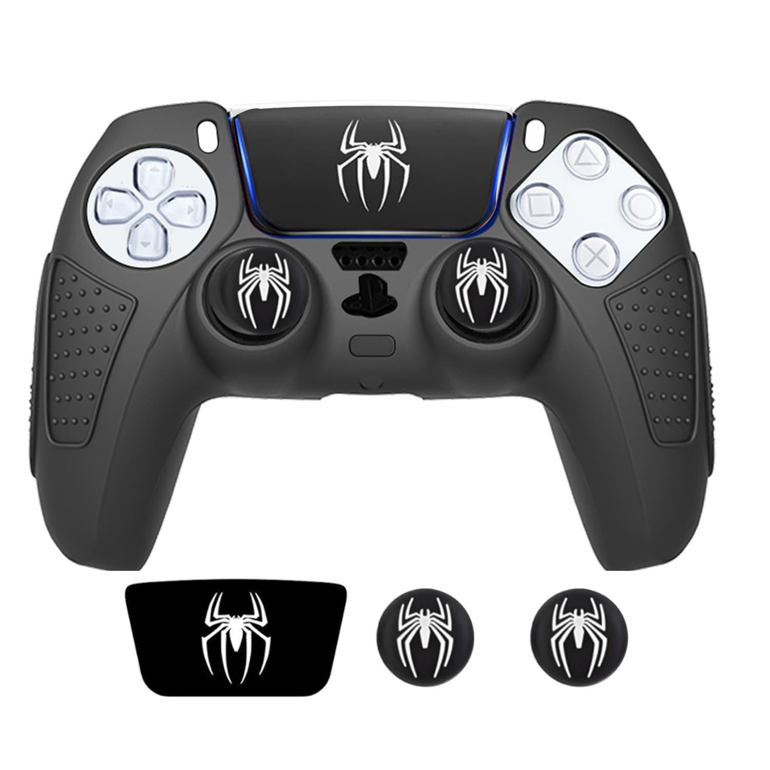 Silicone Protective Case for PlayStation 5 PS5 Controller, Anti-Slip Anti-Sweat Grip Cover, Game Console Accessories