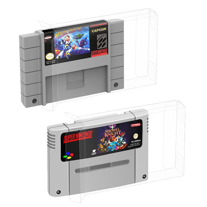 SNES Game Cartridge Protective Case, SFC Storage Box, Display Case, SNES Cartridge Protector