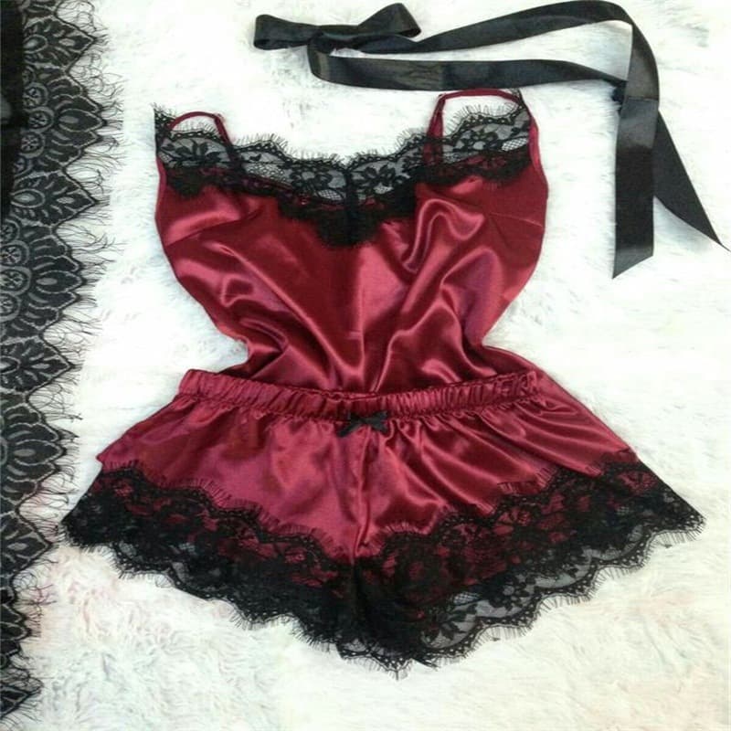 European and American sexy lingerie home pajamas set sexy lace suit sexy lingerie set manufacturer wholesale
