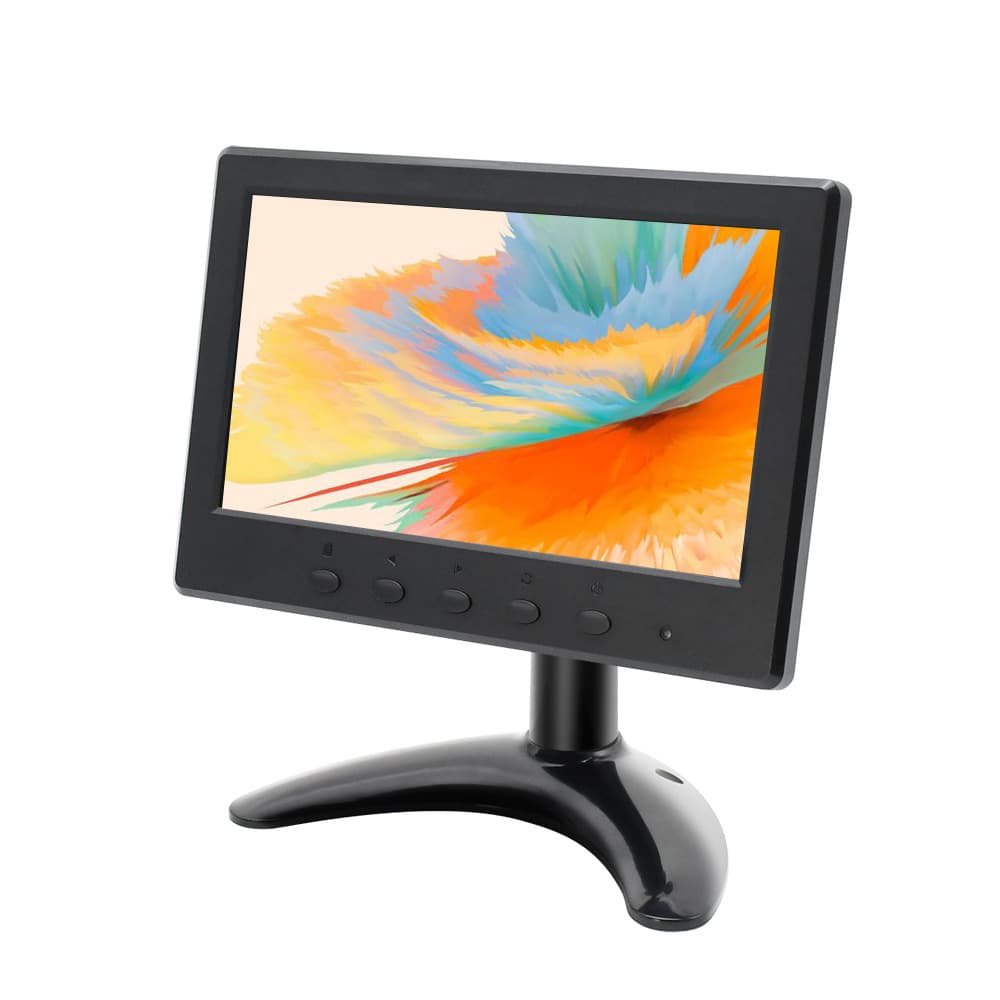 7-inch portable monitoring car LCD display HD display HDMI USB interface