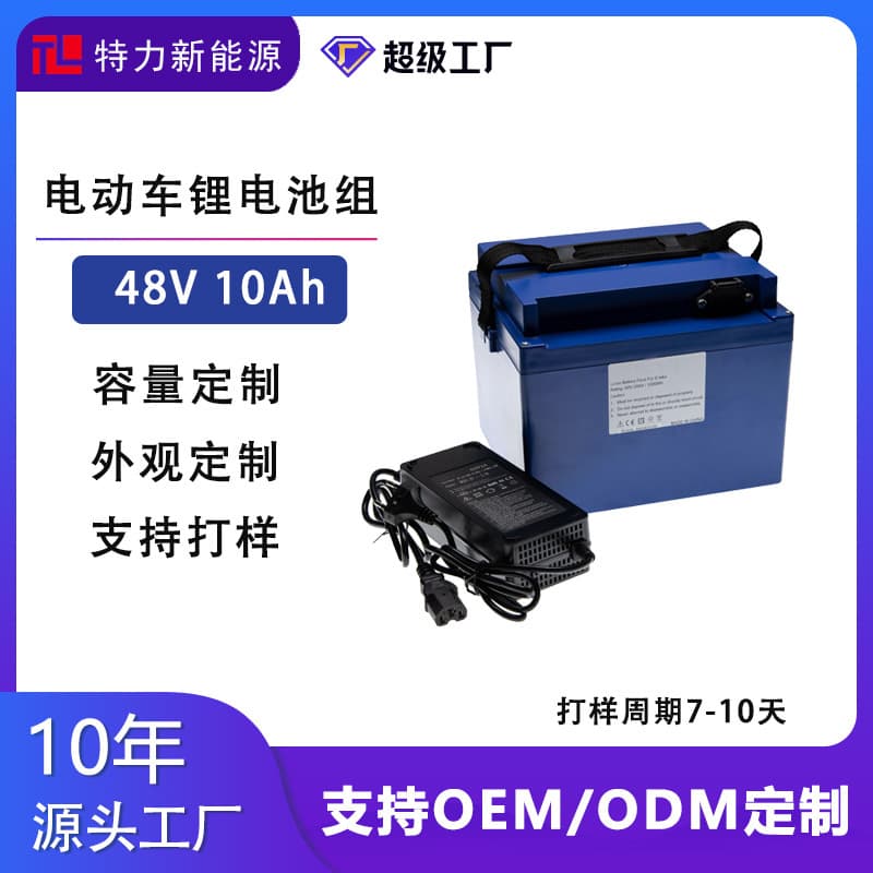 Electric Vehicle Lithium Battery 48V/20Ah for E-bike, Balance Scooter, Three-wheel/Four-wheel Vehicle, Custom Lithium Battery Pack
