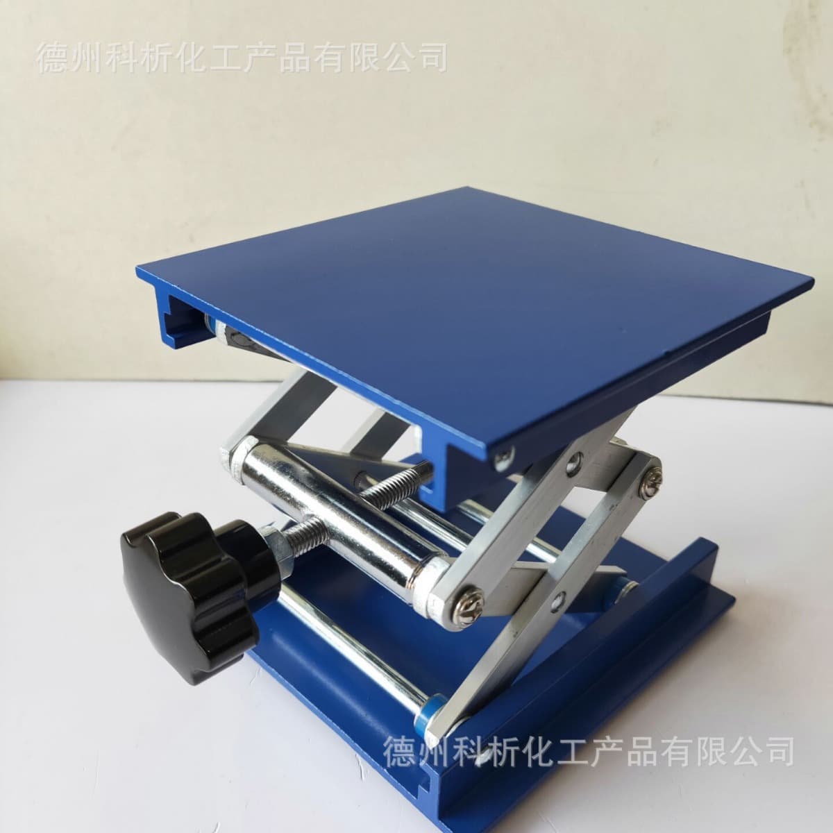 Aluminum Alloy Lifting Platform Blue Small Lifting Platform Anodized Aluminum Lifting Platform 100mm