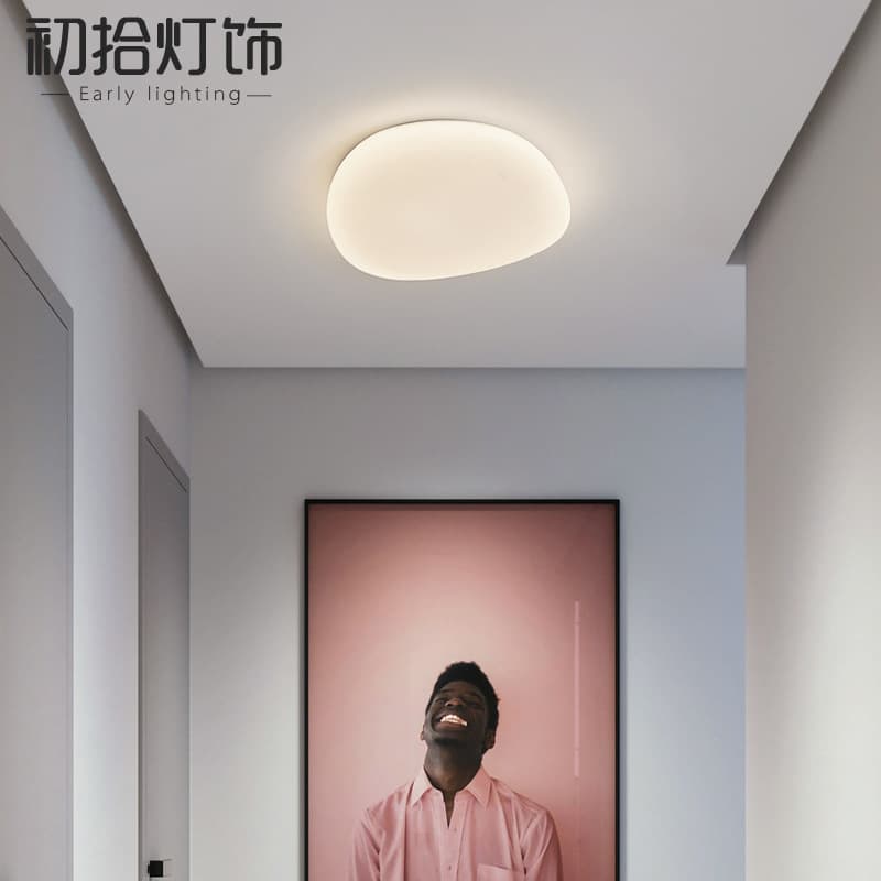 Pebbles Ceiling Light Aisle Light Corridor Light Modern Simple Entrance Hall Light Nordic Stair Entrance Balcony Lamp