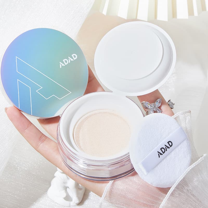 ADAD Aurora Clear Air Loose Powder Oil Control Concealer Setting Powder Waterproof Sweatproof Long-lasting Non-fading Matte Finish
