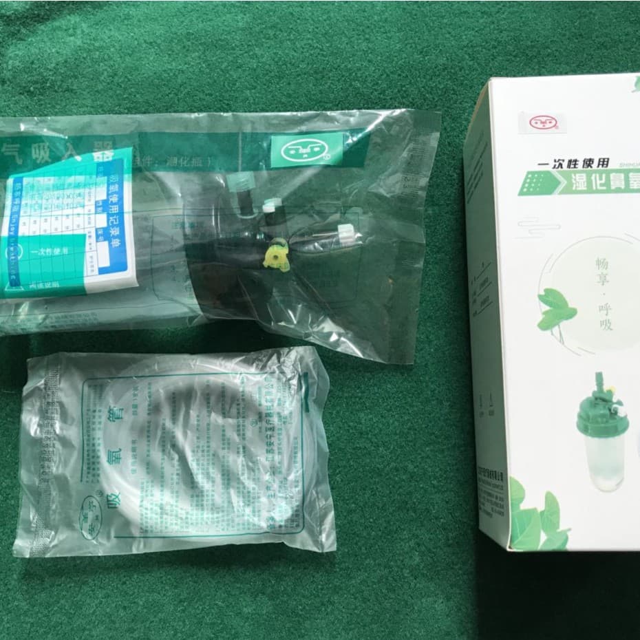 Oxygen Supply System Oxygen Inhaler Accessory Oxygen Filter Disposable Oxygen Humidifier Bottle