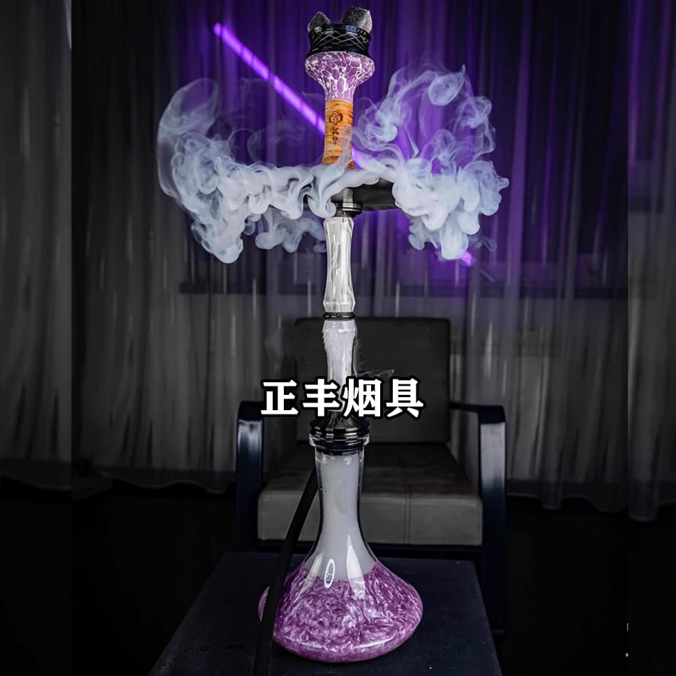 Arabian hookah ocean hookah pot ceramic large domestic pot set bar KTV Hookah shisha