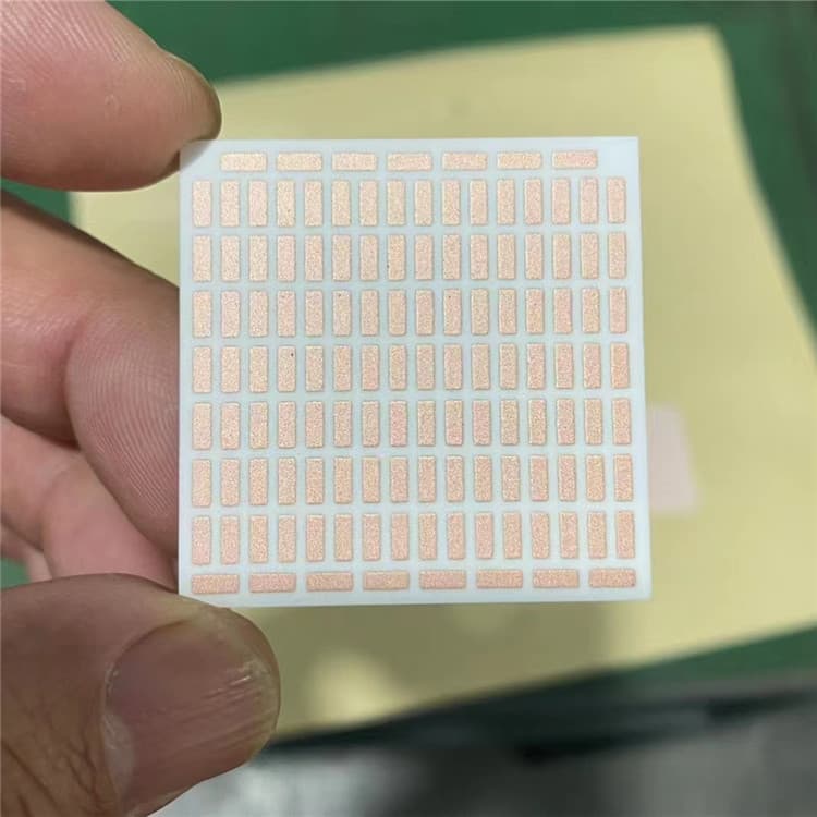 0.635mm ceramic single-sided copper-clad 0.3mm 24x24mm 12x12mm 6x6mm