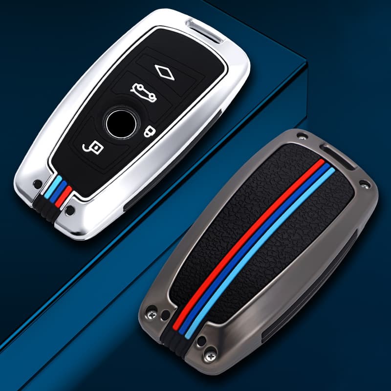 For BMW Key Case Cover 3 Series X5 525 320li 7 Series Full Metal Key Case