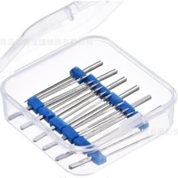Twin Needle Multi-Function Sewing Machine Needles Double Needle [Stainless Steel + Plastic] 9-Piece or 12-Piece Plastic Box Set