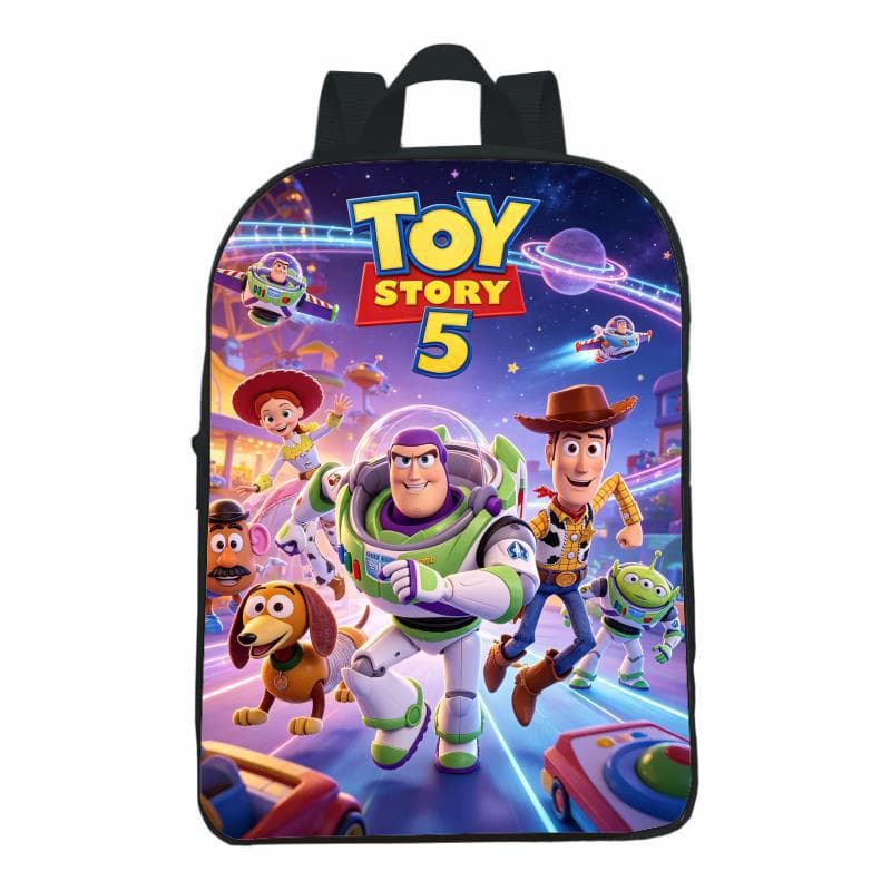 Toy Story 5 Mini Backpack Black Pink Kindergarten Backpack Children's School Bag