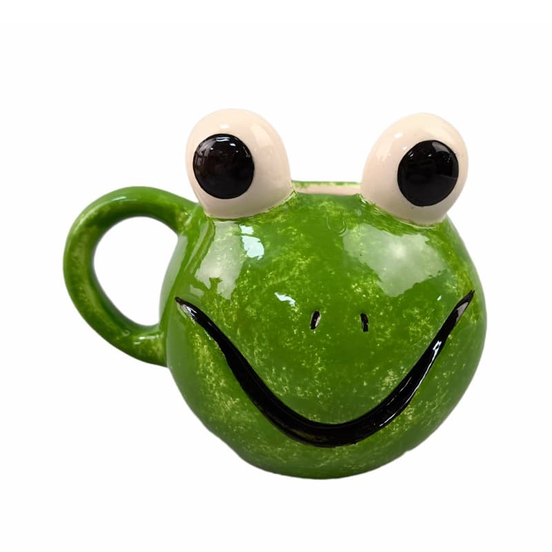 Creative Cute Frog Ceramic Mug Children's Milk Breakfast Coffee Water Cup Selected Super Adorable Cartoon Mark Cup