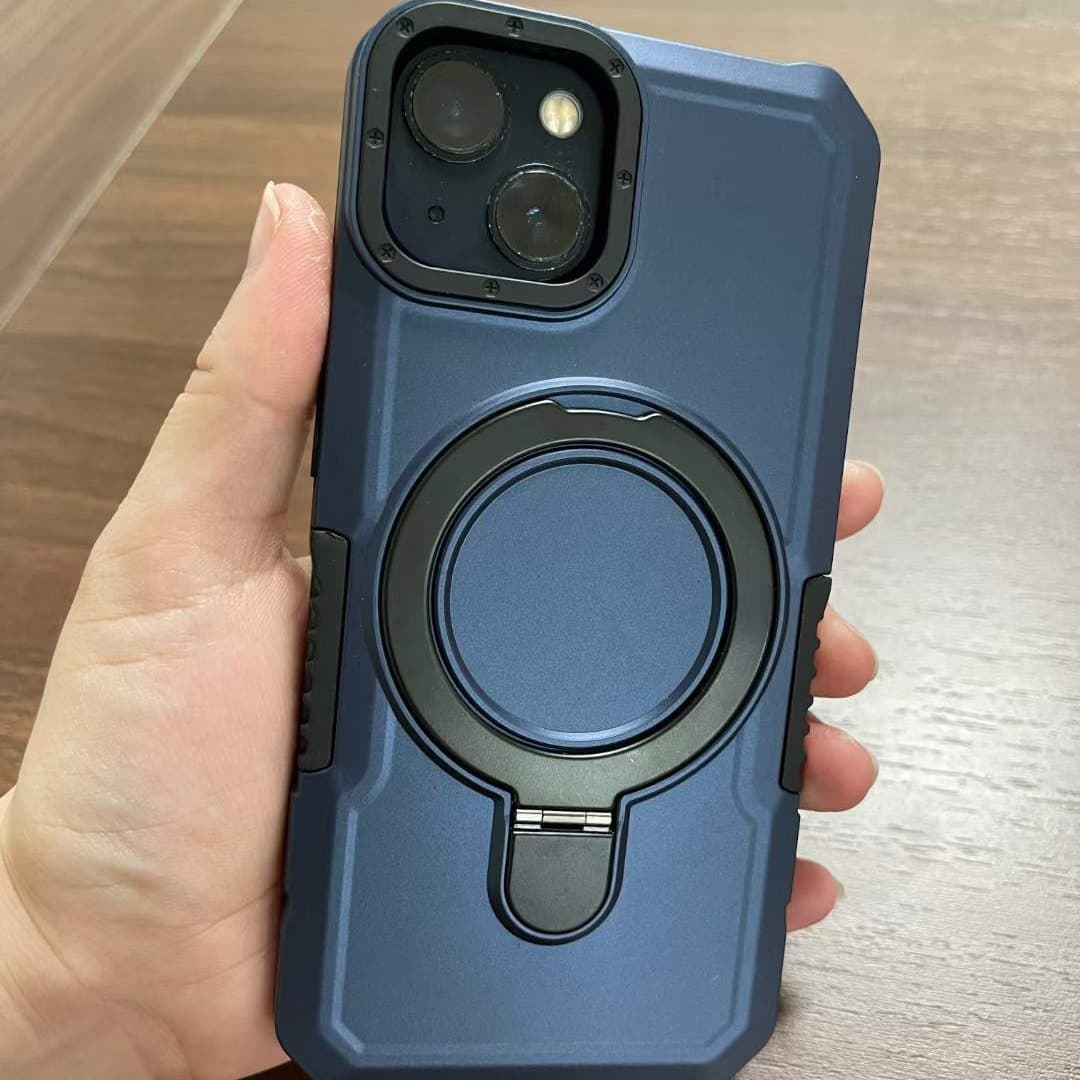 Compatible with iPhone 15 Pro Max pivot ring phone case 14 stand for OPPO / Infinix protection