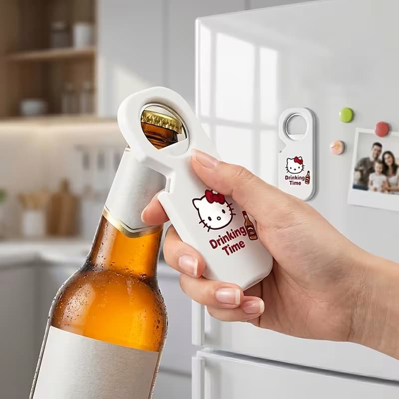 Multi-functional Magnetic Bottle Opener, Recommended for Exhibitions and Events, Customizable with Color Printing, Ideal Promotional Giveaway