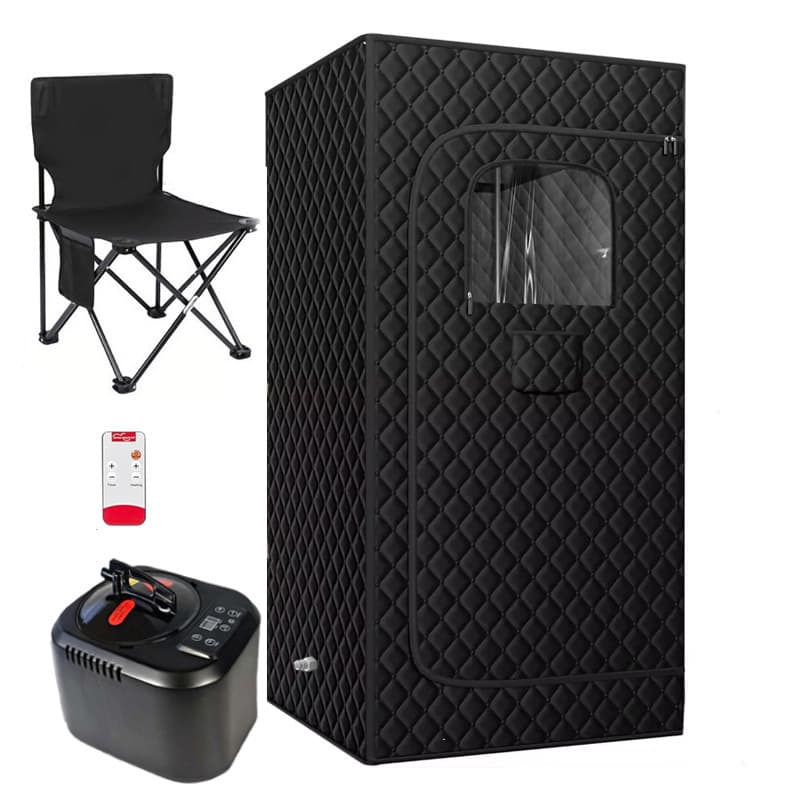 Foreign Trade Cross-border Quadrilateral Steam Room Full Body Foldable Home Sweating Box Sauna Steam Box Polygon