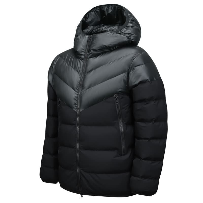 Cross-border 11-color Cotton Padded Jacket for Men, Hooded Winter Coat, New Trendy Quilted Puffer Jacket for Amazon