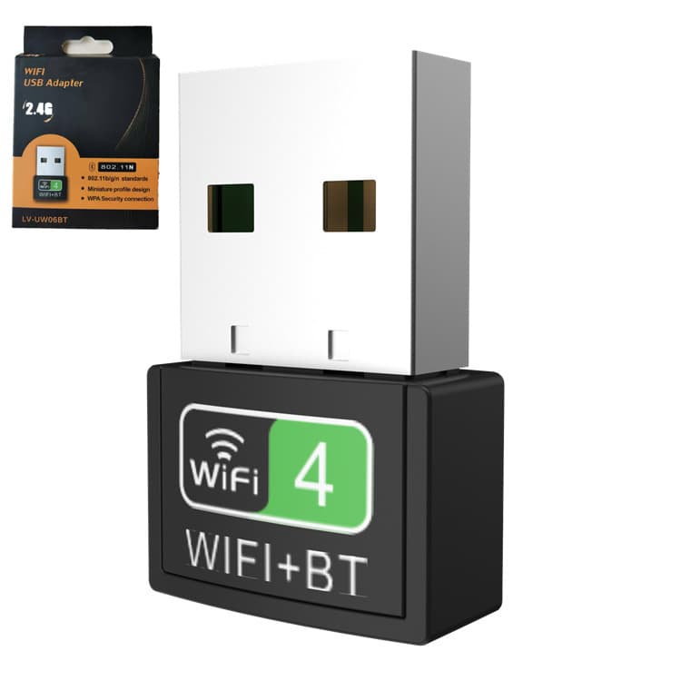 New 150M Wireless Network Card Bluetooth WiFi Combo USB Adapter for PC