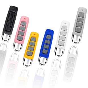 Cross-Border Four-Button Color Small Volume Copy Wireless Remote Control, Pinky Garage Door Copy Remote Control 433