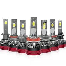 Cross-border M8Pro 6000K Ultra Bright Focused Car LED Headlight H7 H4 H11 Car Bulb Factory Bulb