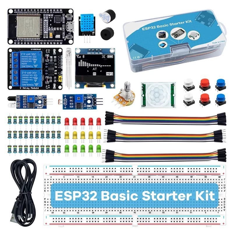Starter Kit for ESP32 Modules (ESP-32S WIFI Module)
