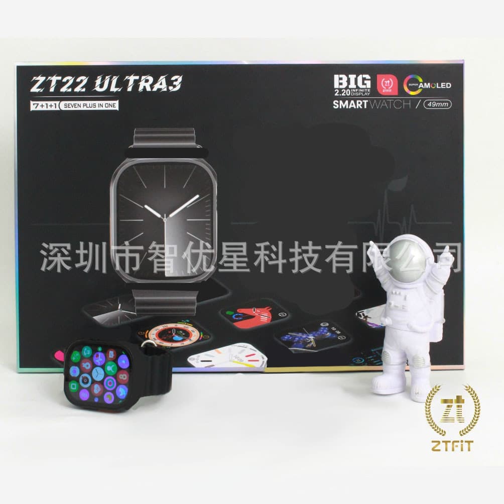 Smart Watch Zt22 Ultra2 Huaqiangbei S9 Smart Island Multi-Function Watch Set Source Factory Wholesale