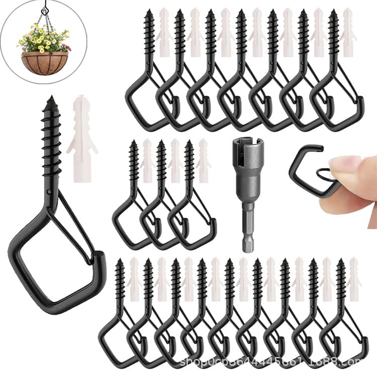 New Amazon Hot Selling Products Diamond Hook Square Hook String Light Hook Q Hook Eye Hook