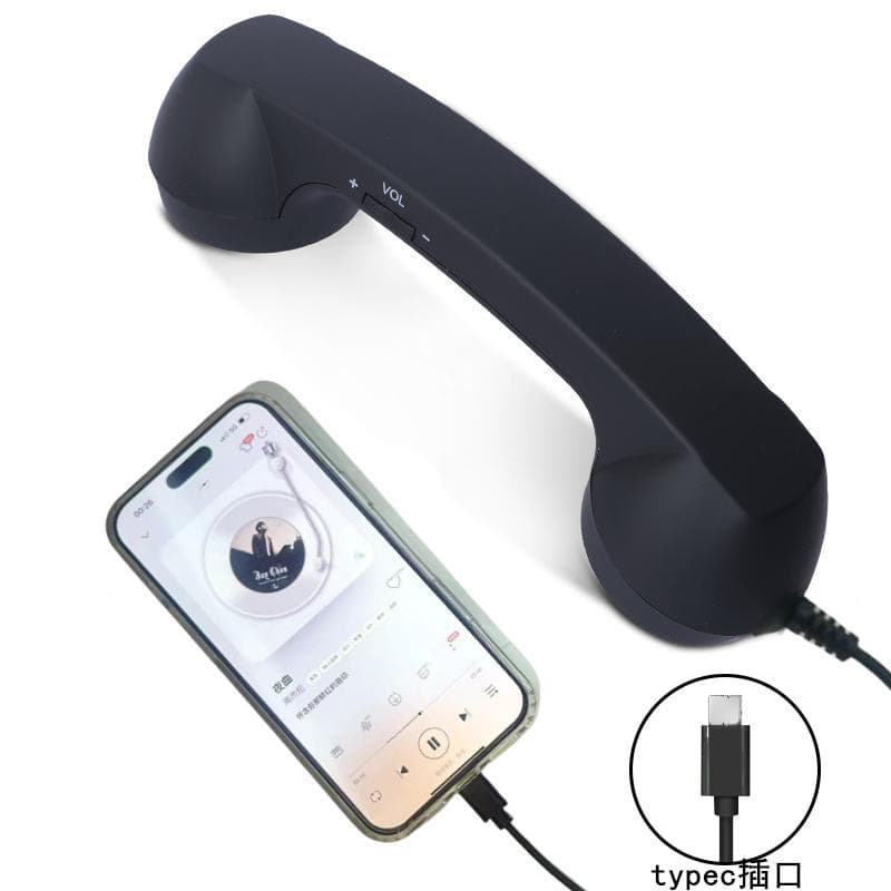 Mobile Phone Earpiece Microphone Headset Retro Telephone Handset Earpiece Universal Type